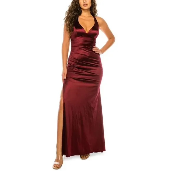 white disco dress Taller Marmo | Ubud in Sand | Female while the open back Colour:Bottle Green USW292024MonDay White Sheath Satin Sequin